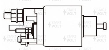 STARTVOLT VSR 0918 Реле втягивающее стартера - 5