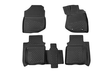 Autofamily ELEMENT3D01945210k Коврики 3D в салон подходят для honda Fit, 2007-2013, хб., , правый руль 4 шт. (полиуретан)   Хонда Фит - 1
