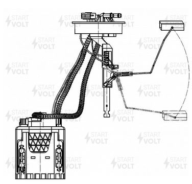 STARTVOLT SFM 2101 Модуль топливного насоса для а/м VAG Golf III (91-) 1.4i/1.6i/1.8i - 2