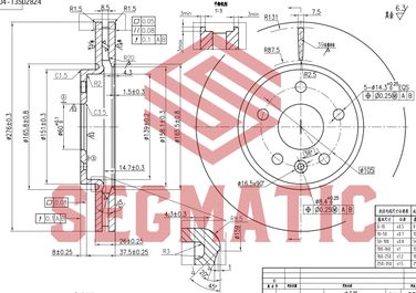 SEGMATIC SBD30093029 Диск тормозной передний - 1