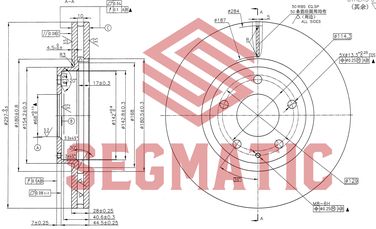 SEGMATIC SBD30093063 Диск тормозной передний - 1