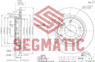 SEGMATIC SBD30093170 Диск тормозной задний - 1