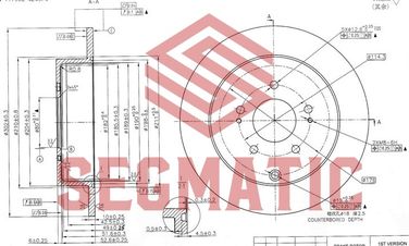 SEGMATIC SBD30093173 Диск тормозной задний - 1