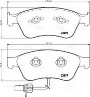 Trialli PF 4168 Колодки тормозные дисковые | перед | - 1