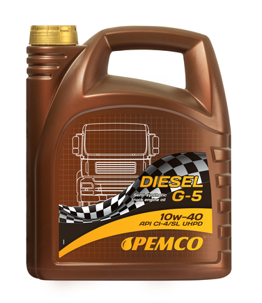 PEMCO PM0705-5 10w-40 Diesel G-5 uhpd 5л (полусинт. мотор. масло) HCV - 2