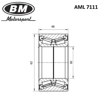 BM AML 7111 Подшипник ступицы | зад прав/лев | - 2