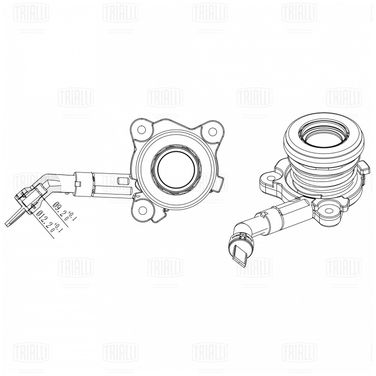 Trialli CT 1020 Муфта выкл. сцеп. для а/м Ford Transit (13-) 2.2 TDCi (vmt6) (гидравл.) - 3
