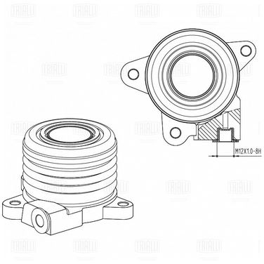 Trialli CT 3007 Муфта выкл. сцеп. для а/м Haval H6 (14-)/ GW Hover H6 (12-) 1.5i (гидравл.) (резьб. соед.) - 3