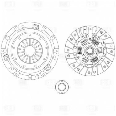 Trialli FR 2702 Сцепление в сборе для а/м Chery Tiggo T11 (06-) 2.0i [4G63]/2.4i [4g64] (с мех.муфт) - 3