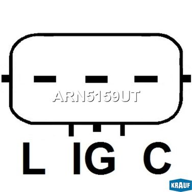 Krauf ARN5159UT Регулятор генератора - 3