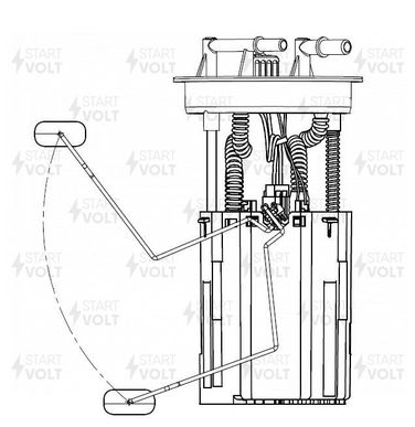 STARTVOLT SFM 2716 Модуль топливного насоса для а/м Chery Kimo (07-) 1.3i - 1
