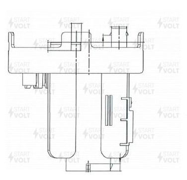 STARTVOLT VS-FF 0803 Фильтр топл. тонк. очистки для а/м Hyundai Tucson (04-)/kia Sportage II (04-) 2.0i/2.7i - 1