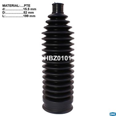 Krauf HBZ0101 Пыльник рулевой рейки - 1