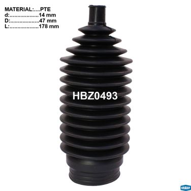 Krauf HBZ0493 Пыльник рулевой рейки - 1