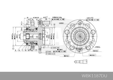 Krauf WBK1187DU Ступица в сборе - 8