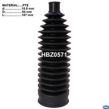Krauf HBZ0571 Пыльник рулевой рейки - 1