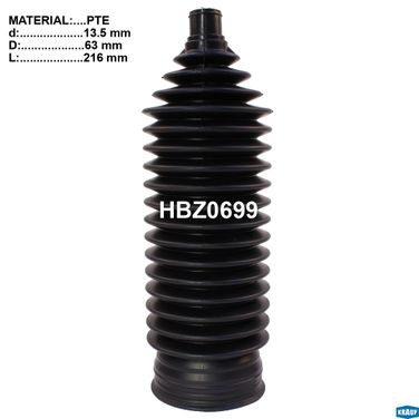 Krauf HBZ0699 Пыльник рулевой рейки - 1