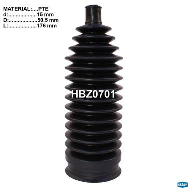 Krauf HBZ0701 Пыльник рулевой рейки - 1