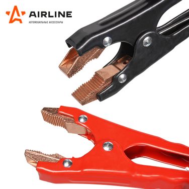 AIRLINE SA-1000-P Зажимы (крокодилы) для пусковых проводов PRO (2 шт.) (1000а, 18,8х 8см) - 3