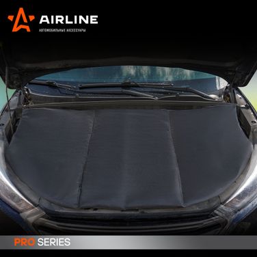AIRLINE ADAT002 Утеплитель для двигателя pro, стеклоткань (260г/м2), цвет черный, 140*90 см - 3