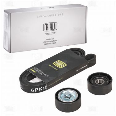 Trialli GD 735 Ремкомплект привода для а/м Лада Ларгус (12-)/Logan (04-) 1.6i 16V AC (1рем.6PK1820+2рол.) - 1