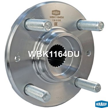 Krauf WBK1164DU Ступица колеса [перед] hyundai Accent III (mc), i10I (pa), i20I (pb), i20II (gb, ib), AccentIV (rb) / KIA RioII,III (jb,ub) - 1