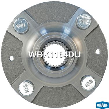 Krauf WBK1164DU Ступица колеса [перед] hyundai Accent III (mc), i10I (pa), i20I (pb), i20II (gb, ib), AccentIV (rb) / KIA RioII,III (jb,ub) - 3