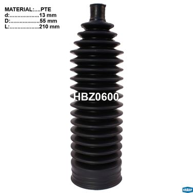 Krauf HBZ0600 Пыльник рулевой рейки - 1