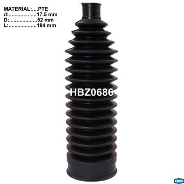 Krauf HBZ0686 Пыльник рулевой рейки - 1