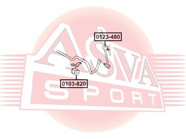 Asva 0103-820 Втулка стабилизатора - 1
