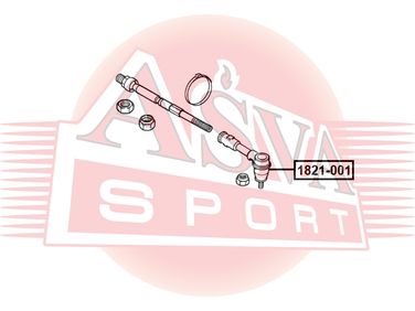 Asva 1821-001 Наконечник рулевой - 1