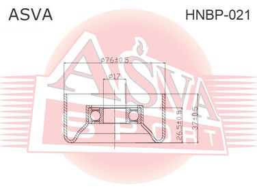 Asva HNBP-021 Ролик натяжной навесного оборудования - 1