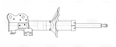 Trialli AG 14378 Амортизатор для а/м Nissan Almera (95-) после 08.97 г.в. (стойка) перед. прав. | перед прав | - 2