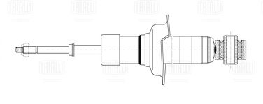 Trialli AG 14515 Амортизатор для а/м Nissan Almera (95-) после 08.97 г.в. задн. | зад | - 1