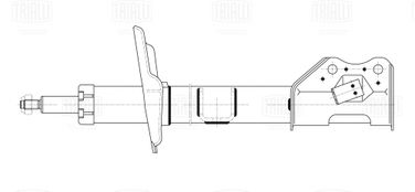 Trialli AG 01180 Амортизатор для а/м Лада Vesta Sport (15-) (стойка) перед. лев. | перед лев | - 1