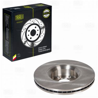 Trialli DF 180139 Диск тормозной для а/м Audi A6 (04-)/a8 (03-) перед. d=321 | перед | - 1