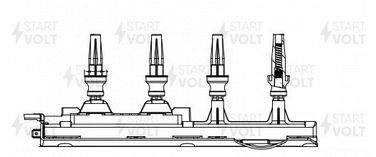 STARTVOLT SC 2010 Катушка зажигания - 3