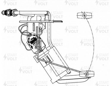 STARTVOLT SFM 0103 Модуль топливного насоса для а/м Лада 2131 1.7i резьб.соед. - 2
