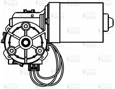 STARTVOLT VWF 2003 Моторедуктор стеклооч - 3