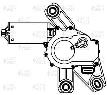 STARTVOLT VWB 1814 Моторедуктор стеклооч - 4