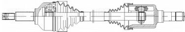 Trialli AR 1052 Привод для а/м Ford Transit (13-) 2.2TDCi vmt6 (перед. лев.) | перед лев | - 4