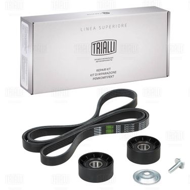 Trialli GD 755 Ремкомплект привода для а/м Renault Logan (04-) 1.4i/1.6i 8V AC (1рем.5PK1750+2рол.) - 2