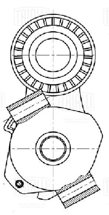 Trialli CM 5434 Ролик приводного ремня для а/м Ford Transit (06-)/psa Boxer (06-) 2.2d (с натяж.мех.) - 8