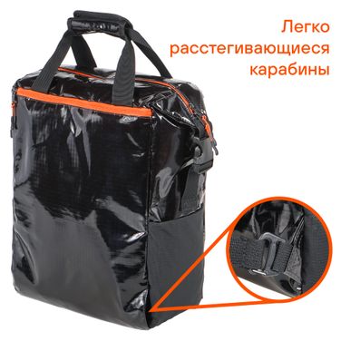 AIRLINE ADCB011 Сумка-холодильник (термосумка) рюкзак 19 л, ламиниров.покрытие, водонепр., черн. - 4