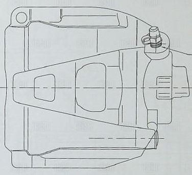 Trialli CF 182565 Суппорт тормозной для а/м Audi Q3 (11-)/vw Tiguan (08-) перед. лев. d=57мм | перед лев | - 4