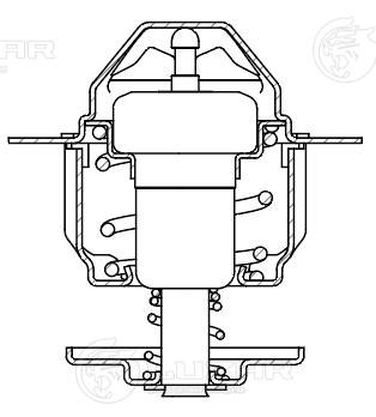 Luzar LT 1003 Термостат для а/м Ford Focus i (98-)/Mondeo i (93-)/Mondeo II (96-) (92°с) (термоэл.) - 4