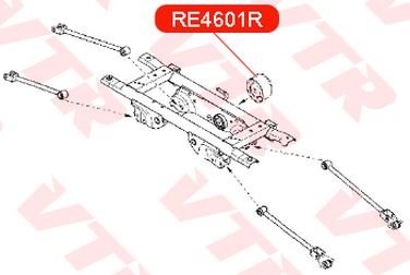 VTR RE4601R Сайлентблок дифференциала задней подвески - 2