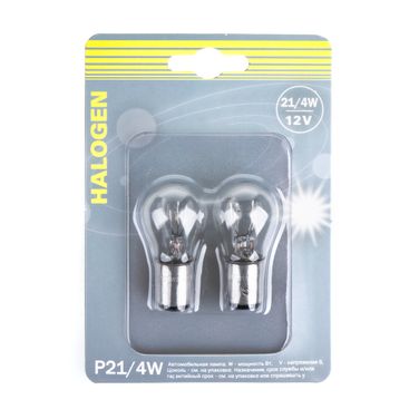 GANZ GIP06097 Лампа p21/4w 12V 21/4w baz15d блистер-2шт - 1
