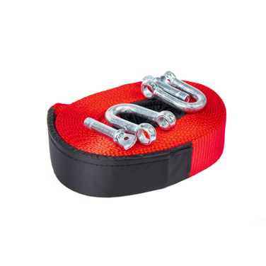 ARNEZI A0904025 Трос буксировочный динамический 9м, 9т стропа шириной 70 мм со скобой м18, в сумке - 2