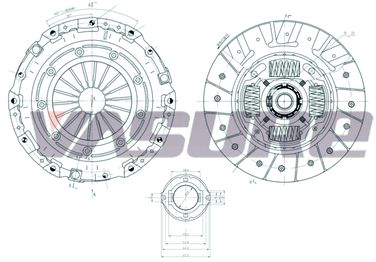 VASURE VRK072 Комплект сцепления Hyundai Tucson (jm) 06.2004 - 03.2010, 141 PS, - 1